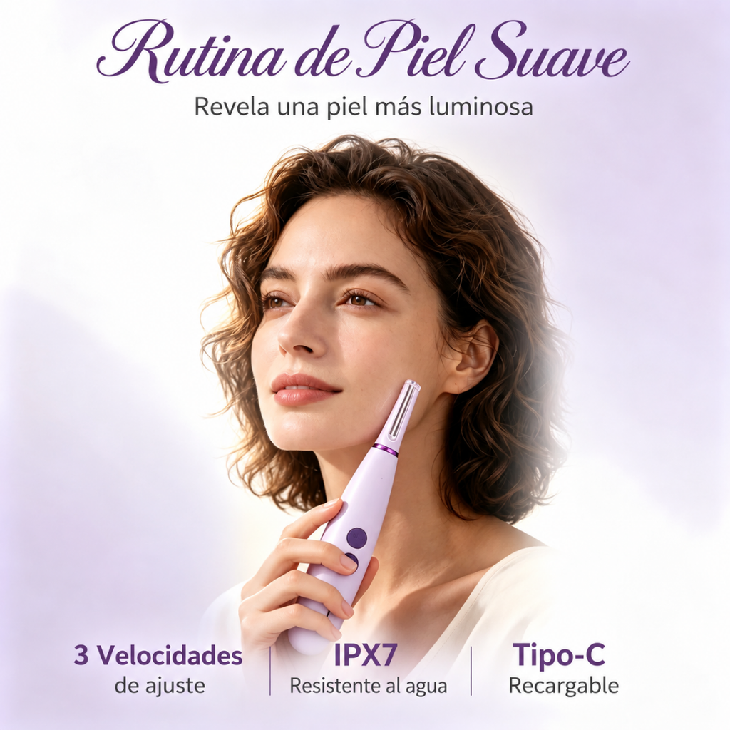 Veluna™ Depiladora Facial Sónica para Mujer