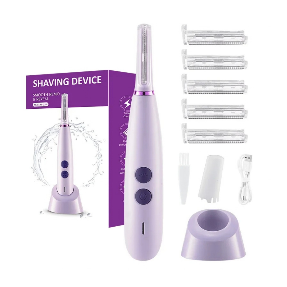 Veluna™ Depiladora Facial Sónica para Mujer