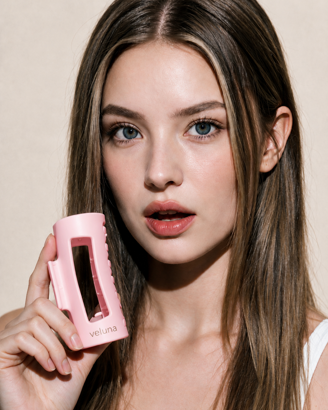 VELUNA Flex™ – Pinza Flexible para el Cabello